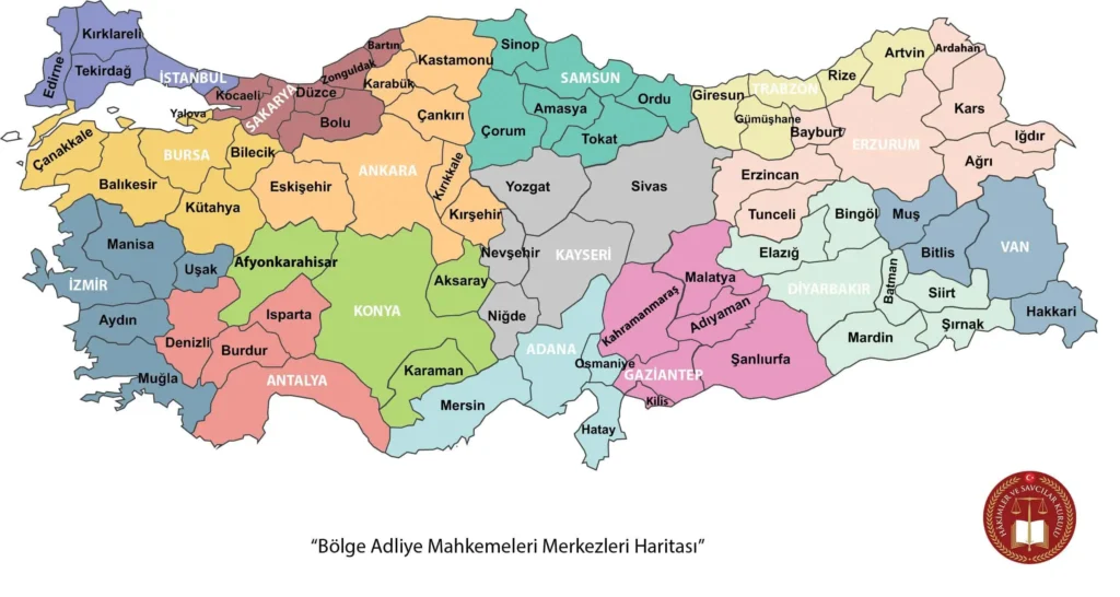 Samsun Bölge Adliye (İstinaf) Mahkemesi yargı çevresi konusunda Avukat Özgür Güngör arşivinden bir fotoğraf