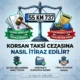 KTK EK 2 korsan taksi cezasına nasıl itiraz edilir?